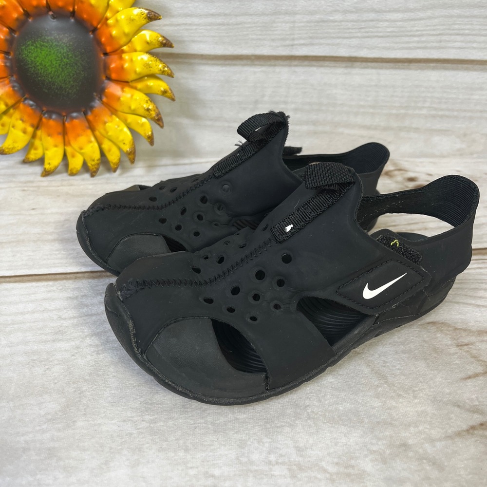 Nike Kids Sunray Protect‎ Water Sandals Sport Hook Loop Size 10c Toddler